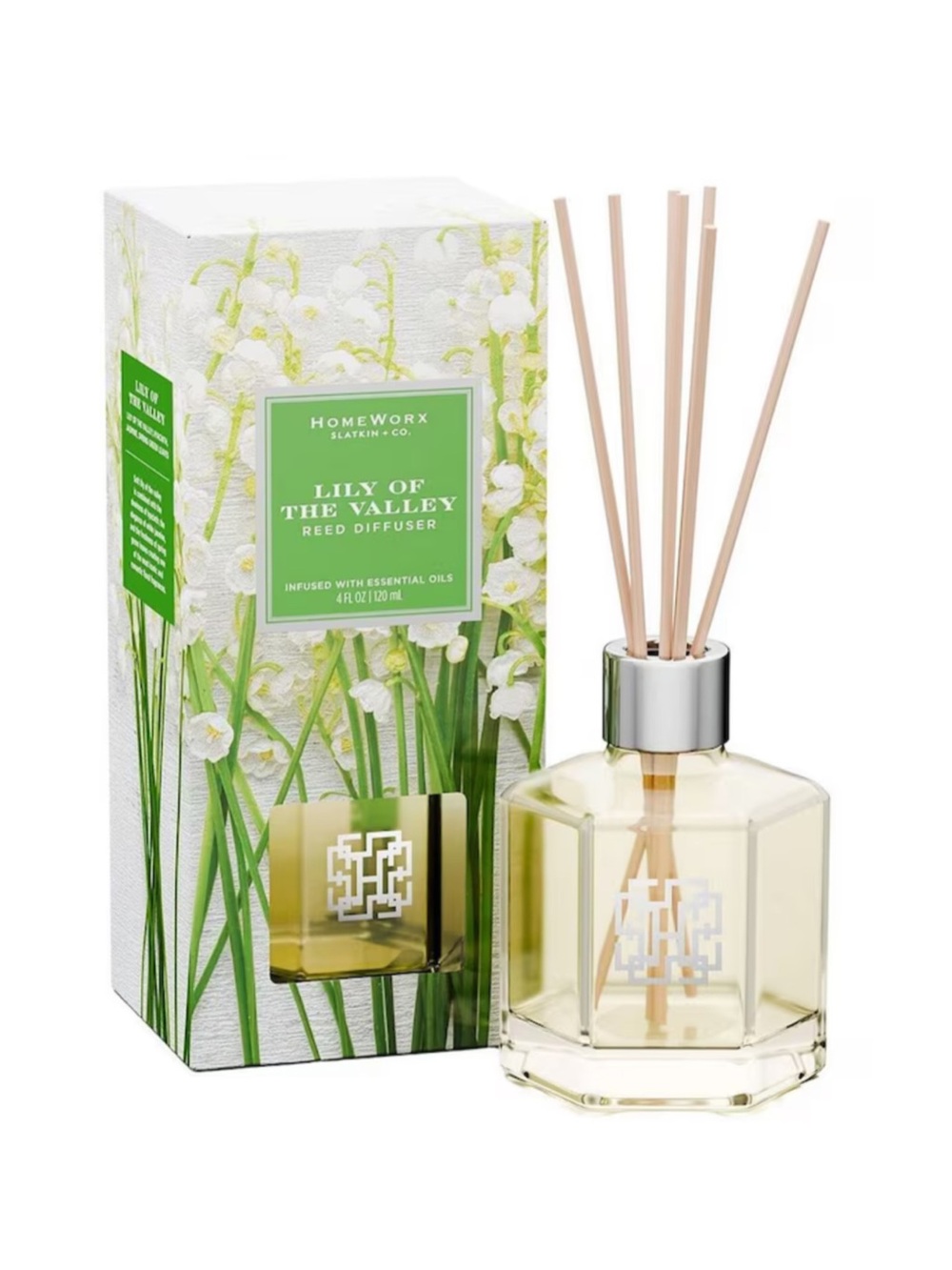 NWT • HomeWorx by Slatkin + Co Lily Of Valley Reed Diffuser